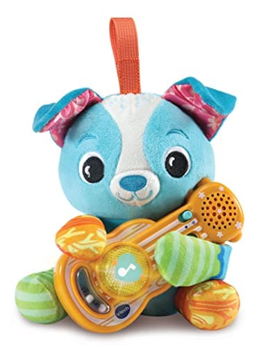 Image of VTech Baby Puppy Sounds Guitar, Interactive Musical Toy, for Boys & Girls from 3, 6, 12, 24 + Months, English Version