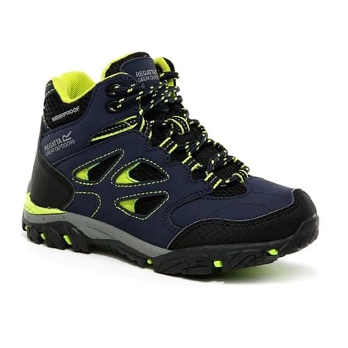 Image of Regatta Kids Holcombe IEP Jnr Navy/Lime Punch UK12 Child UK
