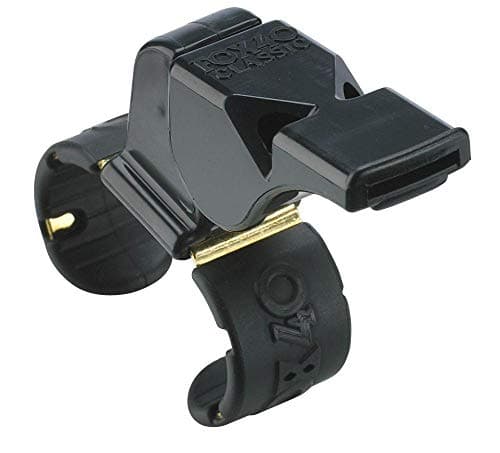 Image of Sports Innovation Ltd Fox 40 Pearl Official Fingergrip Whistle Black