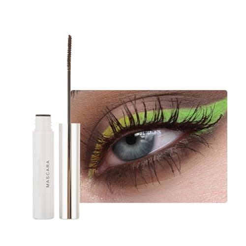 Image of 4D Silk Fiber Eyelash Mascara - Brown Volume Mascara with Soft Mascara Brush - Natural Lashes - Telescopic Hard Wearing - Eye Makeup Non-smudged, Lasts All Day Long(Brown)