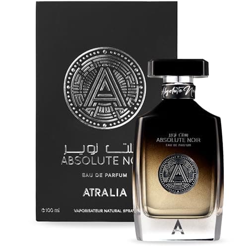 Image of Atralia Absolute Noir Eau De Parfum for Men 100Ml 3.4Oz - Luxurious and Long Lasting Fragrances with Top Notes of Bergamot, Lemon, Grapefruit, Pink Pepper
