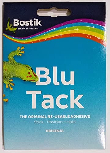 Image of Bostik Blu-tack Original Mastic Putty Adhesive Non-toxic Blue 60g Ref 801103