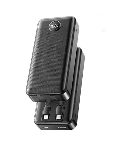Image of Power Bank 20000mAh, PD3.0 QC4.0, 22.5W Fast Charging PowerBank Portable Charger USB C Outputs & Inputs PowerBank With LCD Display For Smartphones, Smartwatches, Outdoor (20000mAh)