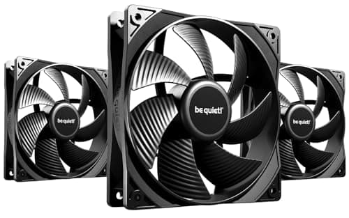 Image of be quiet! Pure Wings 3 120mm PWM Triple Pack, 3 Included, High Top-End Speed, Low Minimum RPM, Optimized Fan Frame, Newly Designed Fan Blades