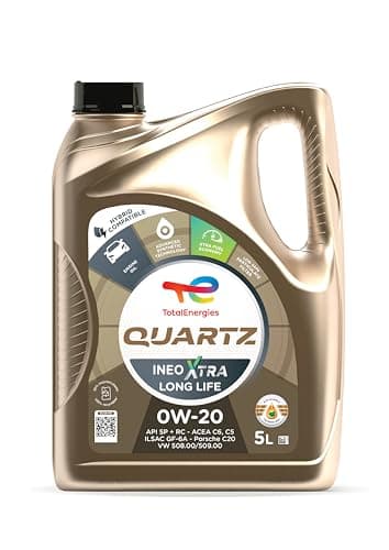Image of TotalEnergies Quartz Ineo Xtra Long Life 0W20 Engine Oil Fully Synthetic 5L - ACEA C6/C5, API SP, ILSAC GF-6A - Eco-Science Technology