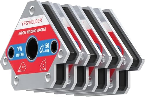 Image of YESWELDER 50LB Welding Magnets 4 Pieces of Magnetic Welding Holder 50LBs Holding Power Welding Accessories