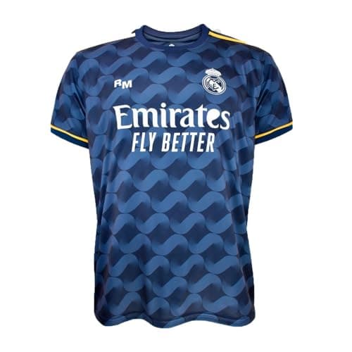 Image of Real Madrid Second Jersey of the Season 2023-2024 - Official Replica with Official Licence - Adults, blue, XL