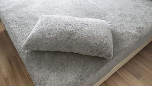 Image of John Aird Teddy Fleece (Silver, Pair Of Pillowcases 50cm x 75cm)