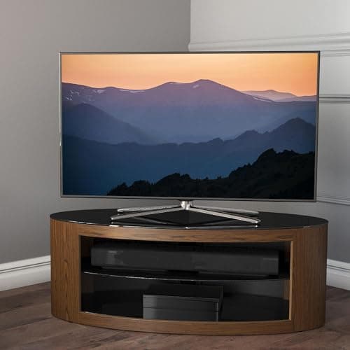 Image of Buckingham TV Stand Walnut Veneer Wooden TV Table 40 42 46 47 50 52 55" FS1100BUCW