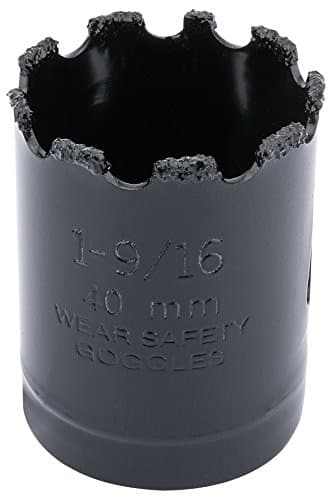 Image of Draper 34893 Expert Tungsten Carbide Grit Hole Saw, 40mm