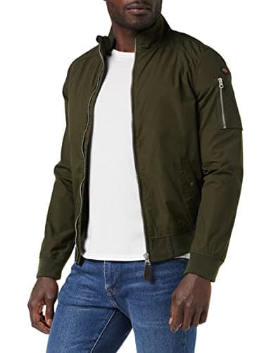 Image of Schott NYC Men's Kenny Jacket Not Applicable, Green (Dark Khaki Dark Khaki), Large