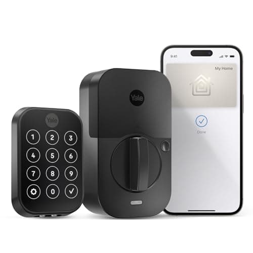 Image of Yale YRD450-N-BLE-BSP Assure Lock 2 Plus with Bluetooth Apple Home Keys Smart, Black Suede, No Wi-Fi