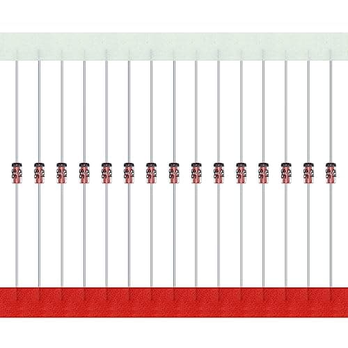 Image of AUKENIEN BAT85 Rectifier Diodes Schottky Barrier 200mA 30V DO-35 Axial BAT 85 0.2 Amp 30 Volt Small Switching Single Diode (Pack of 100 Pieces)