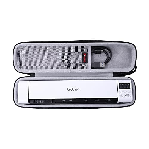 Image of XANAD Hard Case for Brother DS-640D / DS-740 / DS-940DW / DS-720D / Doxie Go SE Document Scanner (Grey Lining)