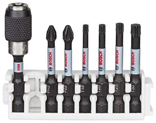 Image of Bosch Professional 7-piece Impact Control Screwdriver Bit Set (Pick and Click, Impact Driver Accessories)