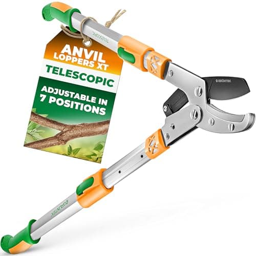 Image of GRÜNTEK Telescopic Anvil Loppers TX 685-1050 mm, Bypass Lopping Shears SMART-Cutting System. Satisfaction Guarantee 30 Day !!