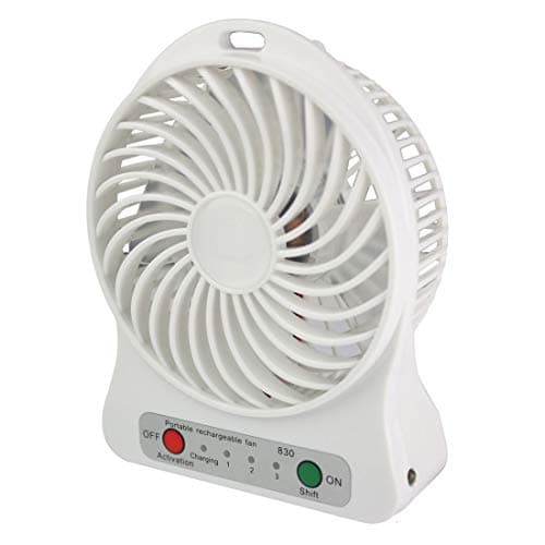 Image of ADCB Rechargeable Small but Mighty Fan Portable Quiet Compact Light