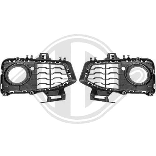 Image of DIEDERICHS Bumper grill for BMW 4 Series Left Front, Right Front, black