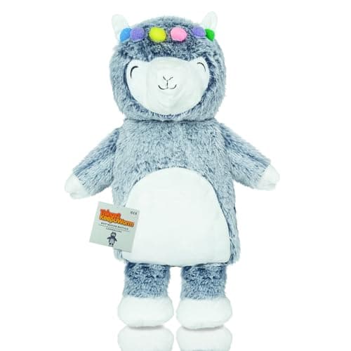 Image of Things2KeepUWarm Cute Plush and Cuddly Animal Hot Water Bottles (Blue Llama)