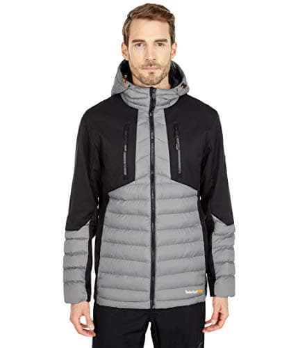 Image of Timberland Pro Mens Hypercore Hybrid Insulated Jacket Grey/Black