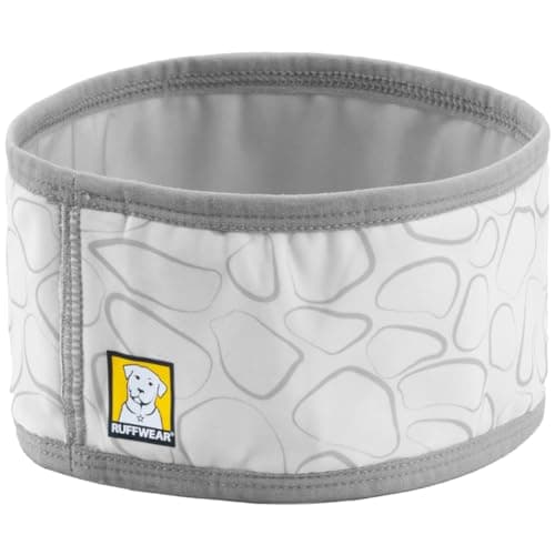 Image of RUFFWEAR Swamp Cooler Neck Gaiter for Dogs, SPF 50+ Washable Reversible Everyday Cooling Dogwear Accessory, Re-Usable Instant Cool Down Device for Hot Weather, Gray (X-Small)