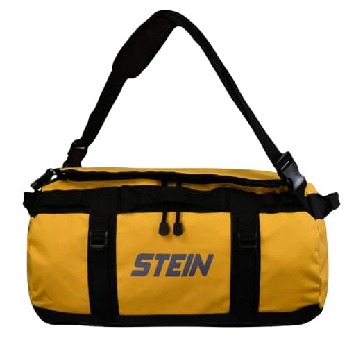 Image of Heavy Duty Kit Bag 90L Yellow – PVC Tarpaulin Water-Repellent Holdall for Professional Work & Travel – STEIN Metro