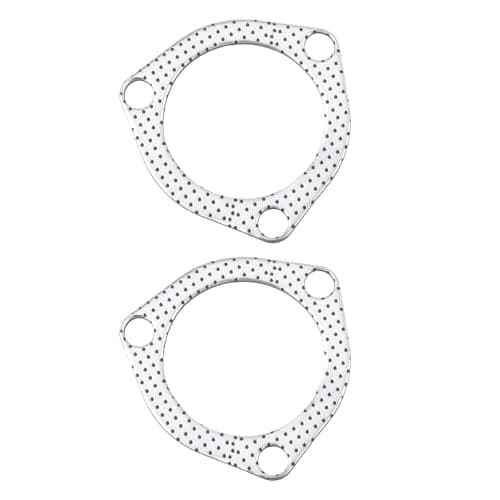 Image of SG Store 2pcs 2.5 Inch 3 Bolt Hole Car Exhaust Pipe Gasket 65x76x2mm RAW2707 Compatible with Honda Civic Integra