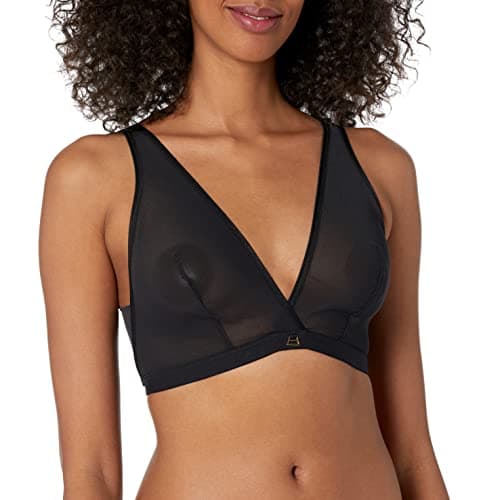 Image of Freya Women's Snapshot Wireless Bralette Bra, Noir, XL