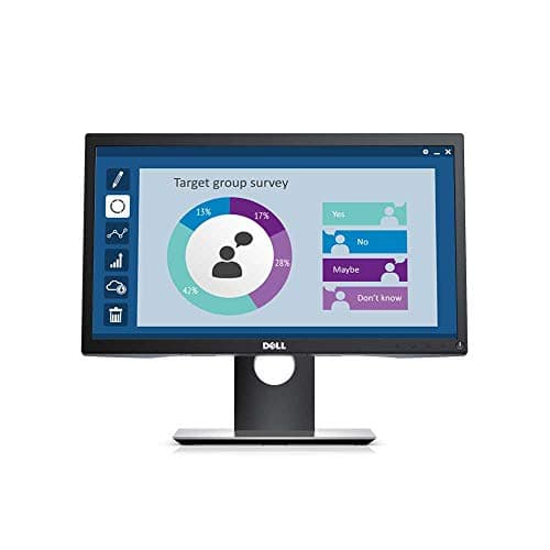 Image of Dell P2018H - LED monitor - 20" (19.5" viewable) - 1600 x 900 @ 60 Hz - TN - 250 cd/m² - 1000:1-5 ms - HDMI, VGA, DisplayPort - with 3 years Advanced Exchange Service