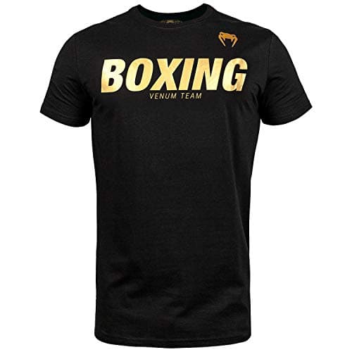 Image of Venum, Boxing VT T-Shirt, Men's, XL, Black/Gold