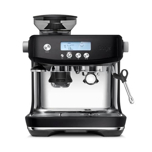 Image of Sage - The Barista Pro, Bean to Cup Coffee Machine with Grinder and Milk Frother, Black Truffle