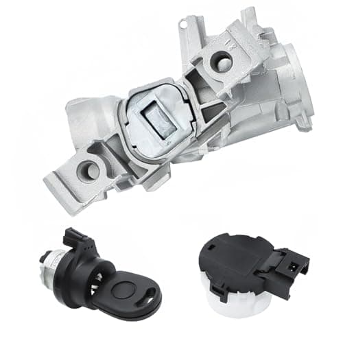 Image of Apriciter Ignition Switch 1K0905851B Ignition Starter Switch Lock Cylinder Barrel Housing Replacement for Seat Skoda