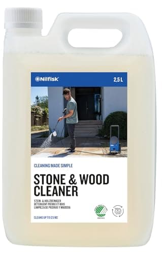 Image of Nilfisk Stone & Wood Cleaner - Pressure Washer Detergent for Outdoor Surfaces (2.5 L)