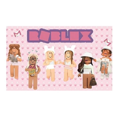 Image of Kanfyyl Roblx Bath Towel, Roblx Beach Towel, Roblx Microfibre Pool T-owels, Swimming T-owel, Bathroom Face Towels, Gifts for Gamer (Pink)