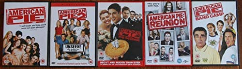 Image of AMERICAN PIE COLLECTION: 5 DVDS AMERICAN PIE 1 + 2 + THE WEDDING + BAND CAMP + REUNION