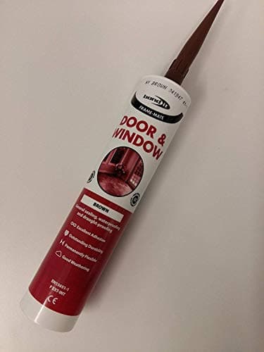Image of 2 x Bond it Brown Frame Mate Door and window silicone for sealing and draught proofing