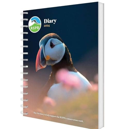 Image of CAROUSEL CALENDARS RSPB Deluxe Diary 2024