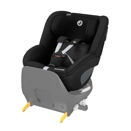 Image of Maxi-Cosi Pearl 360 i-Size, Baby Car Seat, 3 Months-4 Years (61-105 cm), 360 Car Seat Swivel, One-Hand Rotation, ClimaFlow, Easy-in Harness, G-Cell Side Impact Protection, Authentic Black