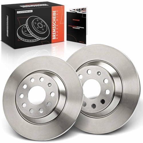 Image of Frankberg Brake Disc Set incl. 2x Discs Rear Solid Ø300mm Compatible with Passa.t Variant 3G5 CB5 Tigua.n AD1 AX1 Golf VII 5G1 BE1 BE2 BQ1 Replace# 3Q0615601