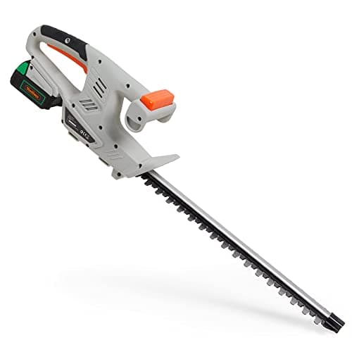 Image of VonHaus Hedge Trimmer Cordless – Cutter for Hedges, Bushes, Branches, Shrubs – 12V Battery, 45cm Blade, Charger, Dual Action Blades, Blade Cover, Lightweight, Soft Grip Handle