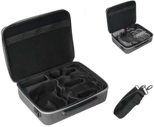 Image of LHPHEIX Travel Bag for DJI Neo 2 Motion Fly More Combo, Large Capacity Drone Storage Case for DJI Neo 2,Goggles N3, Spare Batteries × 6Pcs, Charger Hub and More Accessories