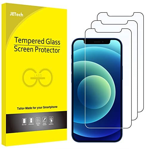 Image of JETech Screen Protector for iPhone 12 Mini 5.4-Inch, Tempered Glass Film, 3-Pack