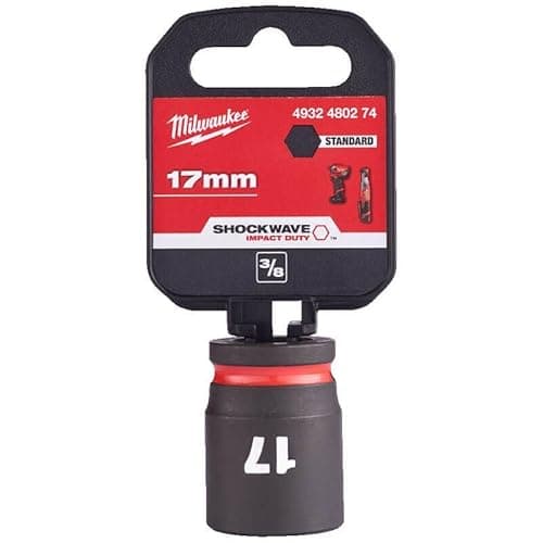 Image of Milwaukee 17mm ShockWave Impact Duty 3/8" Drive Impact Socket