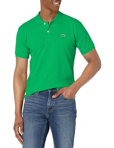 Image of Lacoste Men's Classic Fit L.12.12 Original Piqué Polo Shirt, Calathea Green, Large