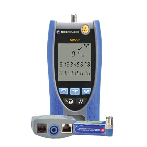 Image of TREND Networks | R158007 | VDV II Basic | Cloud Connected | Voice, Data and Video Cable Verifier | Copper Cable Tester | Advanced Wiremap & Troubleshooting Tool