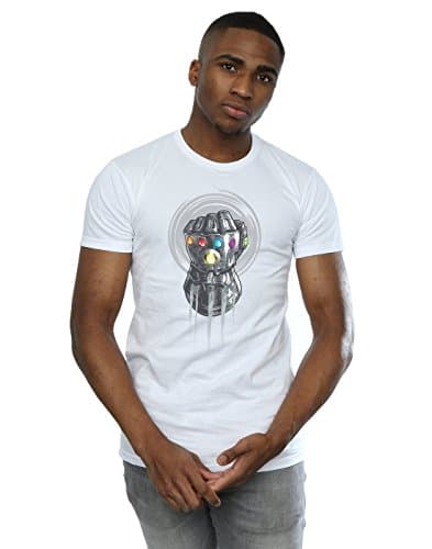 Image of Marvel Men's Avengers Infinity War Power Fist T-Shirt White XXX-Large