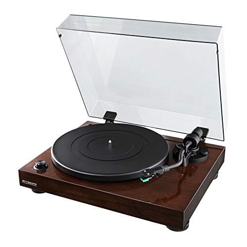 Image of Fluance RT81 Elite High Fidelity Vinyl Turntable Record Player with Audio Technica AT95E Cartridge, Belt Drive, Built-in Preamp, Adjustable Counterweight, High Mass MDF Wood Plinth - Walnut