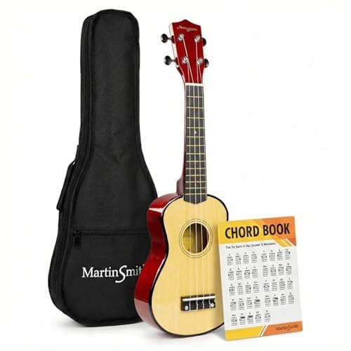 Image of Martin Smith Ukulele with Gig Bag, Chord Book, Spare Strings & Picks