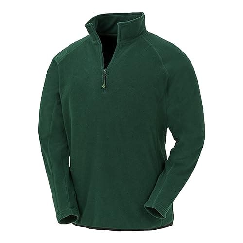 Image of Result Genuine Recycled - Recycled microfleece top - Forest Green - L