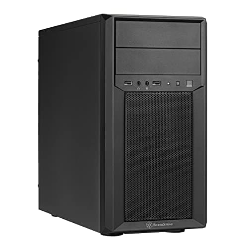 Image of SilverStone Technology FARA 313 Compact Micro-ATX Tower Chassis with Excellent Drive Compatibility and Dual USB 3.0 Ports, SST-FA313-B